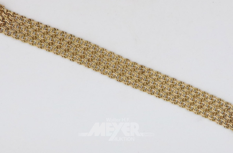 breites Armband, 333er GG, S-Panzer