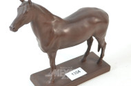 Figur, Böttgersteinzeug ''Pferd'',