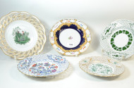 5 Wandteller, MEISSEN