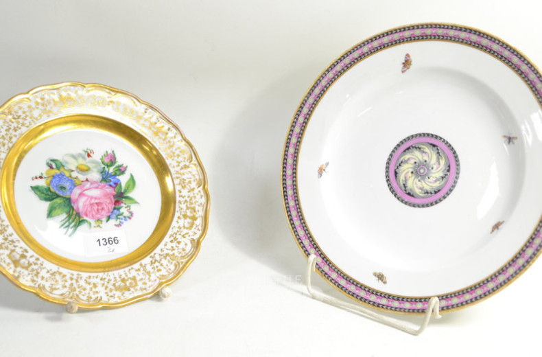 2 versch. Teller, KPM