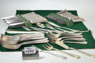Besteck 800er Silber, für 12 Personen