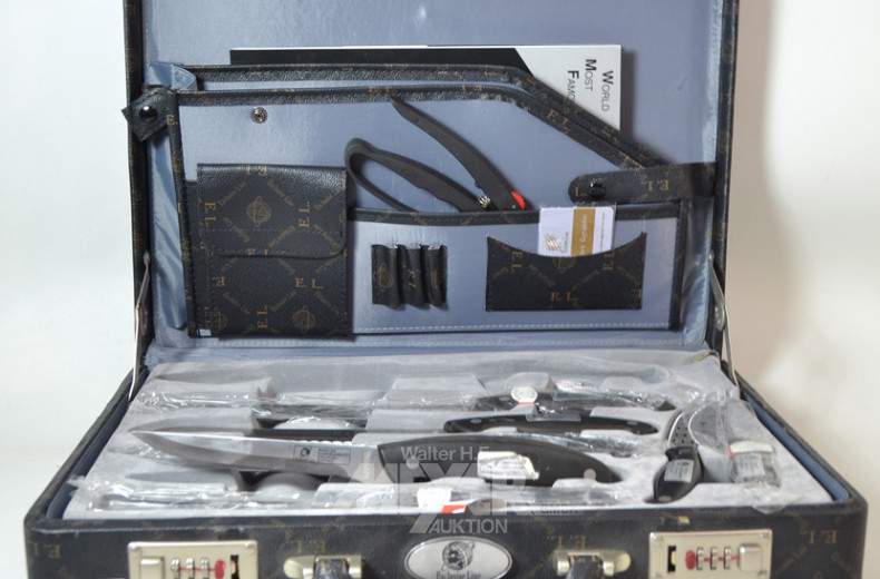 Koffer mit Grill-Besteck