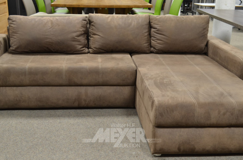 Ecksofa mit Schlafeinheit,