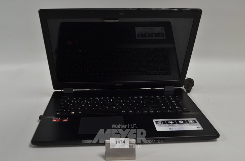 Laptop, ACER, mit Ladegerät