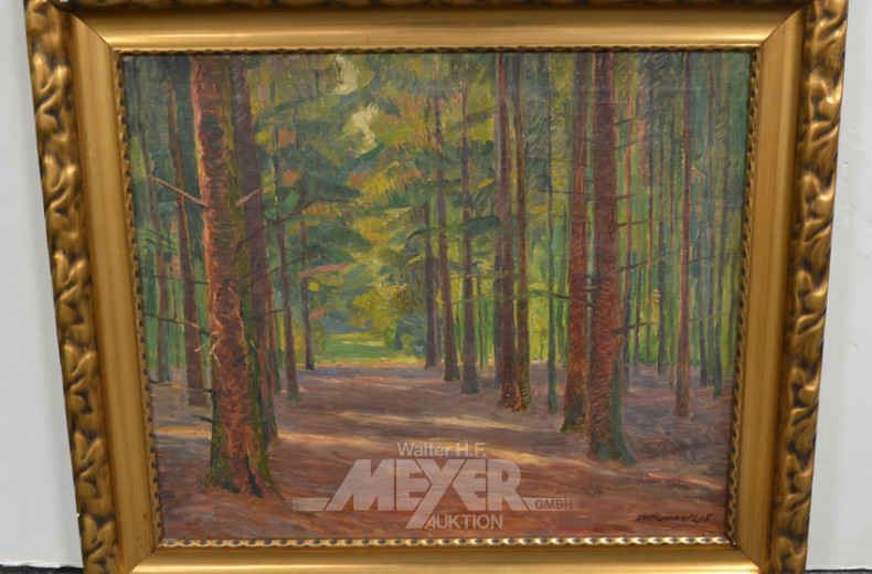 Gemälde ''Waldweg''