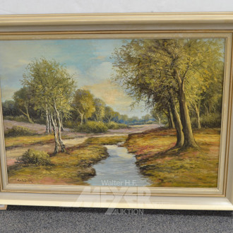 Gemälde ''Flußlandschaft''