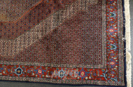 Orient-Teppich, rot/blaugrundig