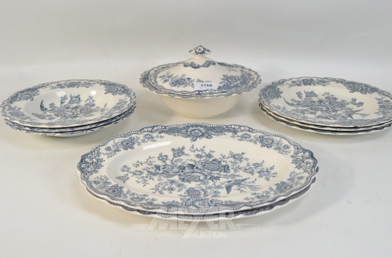 9 Teile Porz.-Essgeschirr ''Bristol''