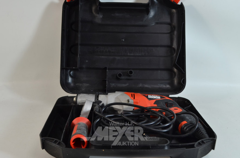 Bohrmaschine BLACK & DECKER, im Koffer