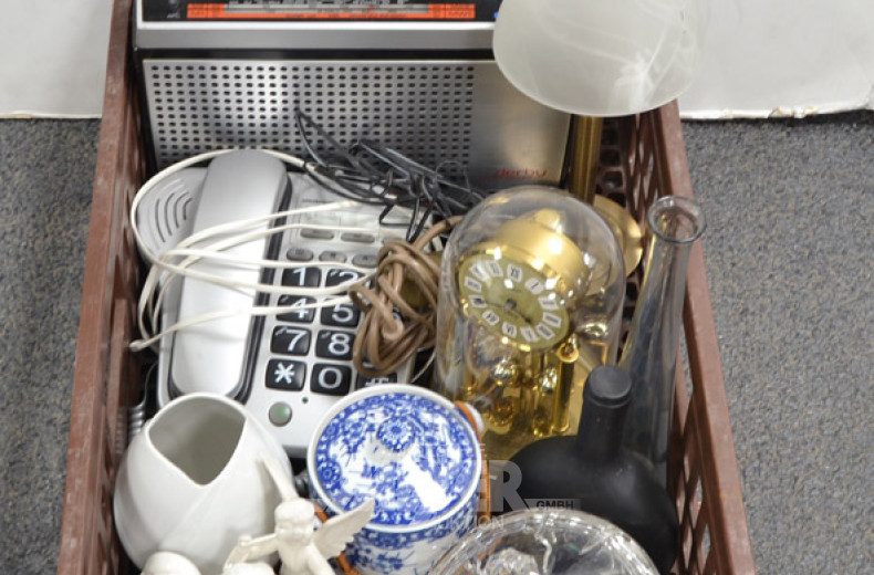 Posten Hausrat: Radio, Haustelefon,