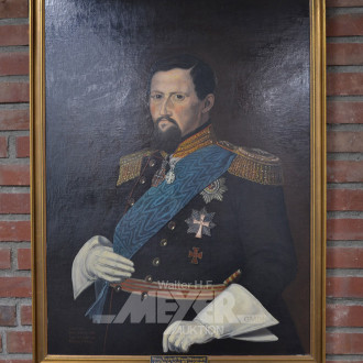 Gemälde - Portrait ''König Frederik''