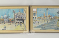 2 Gemälde ''Stadtansichten''