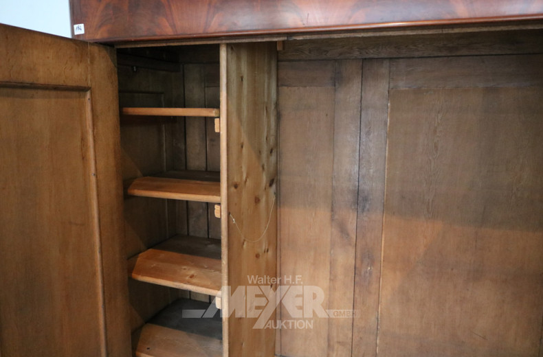 Biedermeier-Garderobenschrank,