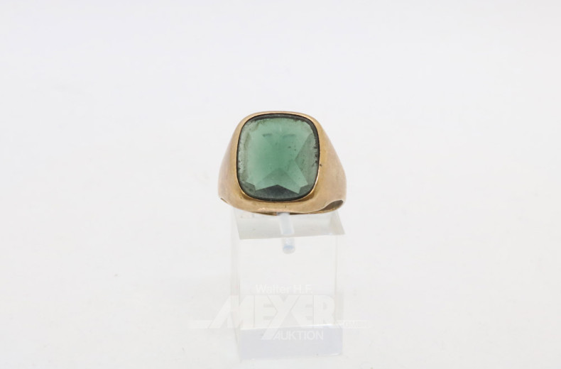 Herrenring, 333er GG, besetzt