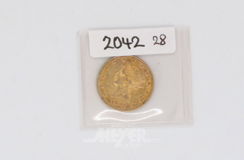 Goldmünze ''10 Dollar'' USA