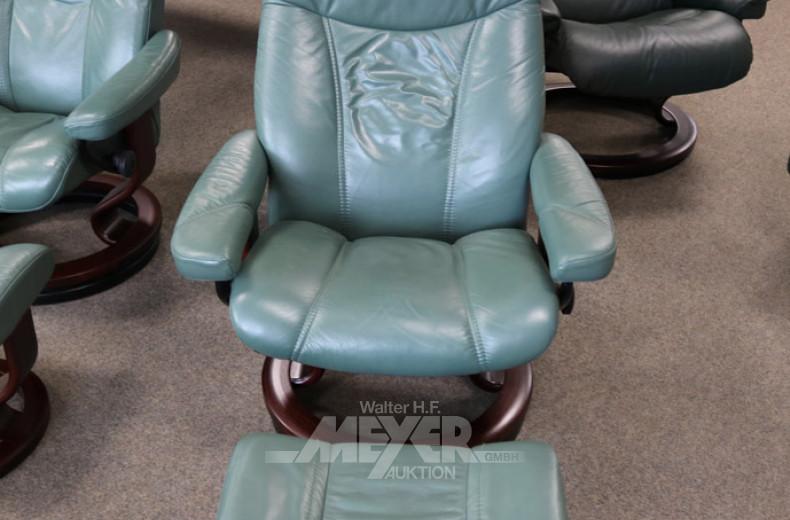 Stressless-Sessel, mit Hocker,