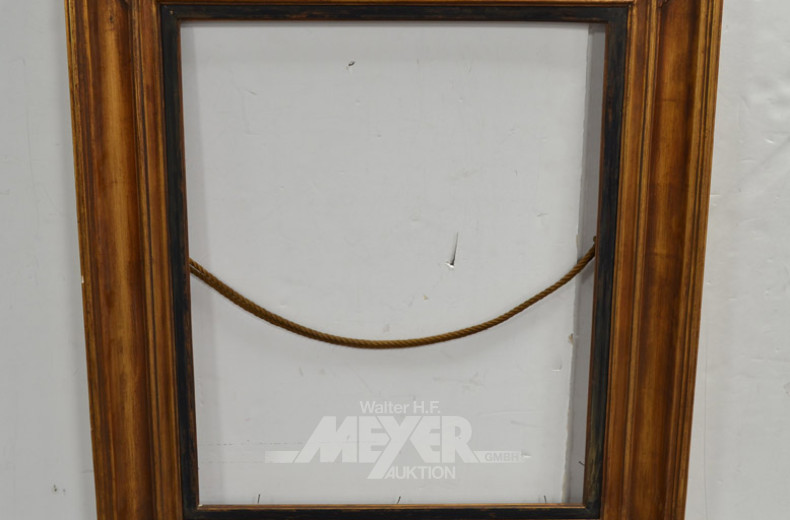 gr. Holz-Bilderrahmen, leicht bestoßen