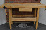 Werkbank, Holz, 2 Spannstöcke,