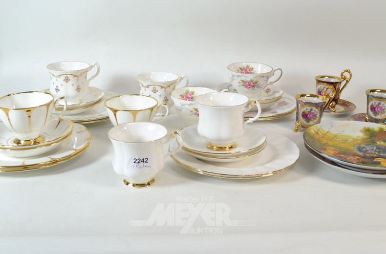 Posten Porz.- Kaffee- u. Mokka-Gedecke