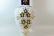 gr. Porz.- Bodenvase, Blumenmotiv,