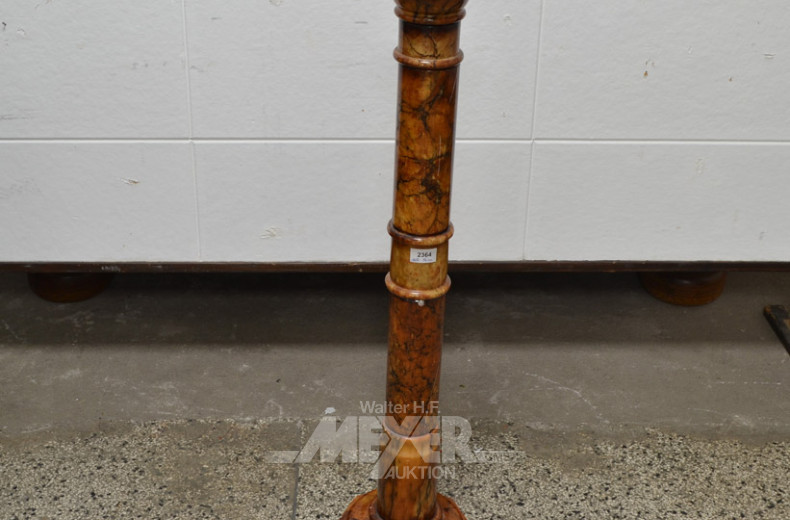 Säulenfuß, Alabaster, Höhe: 96 cm