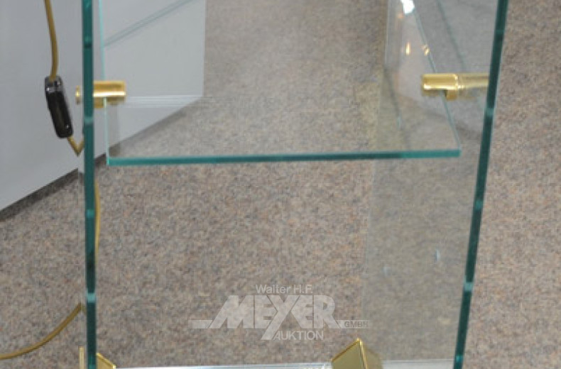 Paar Lampen-Beistelltische, Messing-