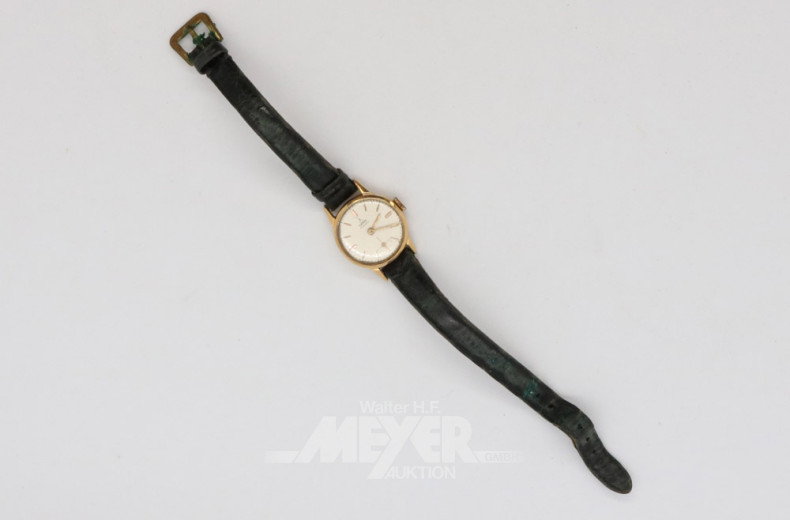 Damenarmbanduhr ''LAMDA'', 750er GG,