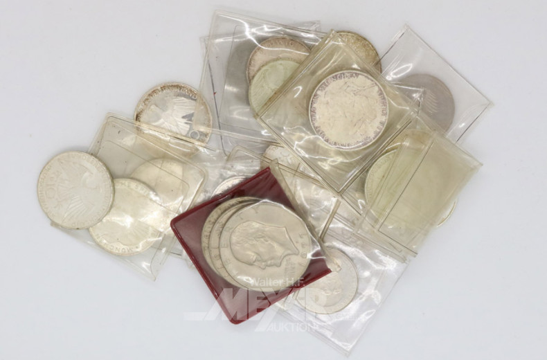 Posten Münzen, best. aus: