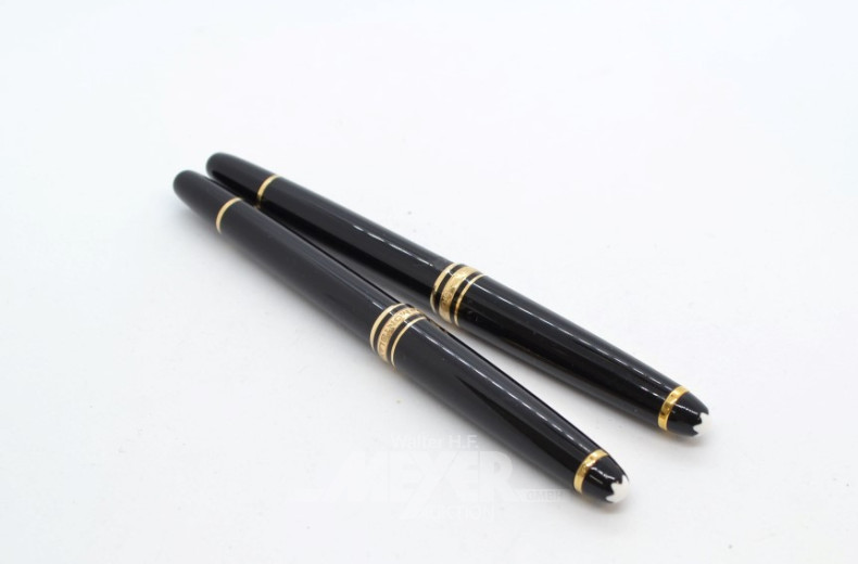 2 Füllfederhalter, MontBlanc, Meisterstück
