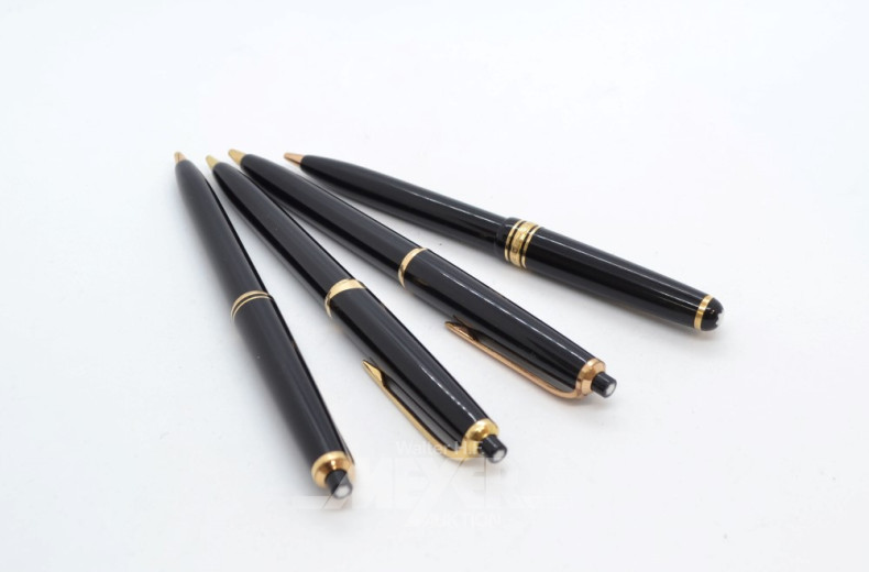 4 versch. Bleistifte, MontBlanc