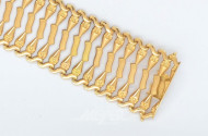 breites Armband, 750er GG
