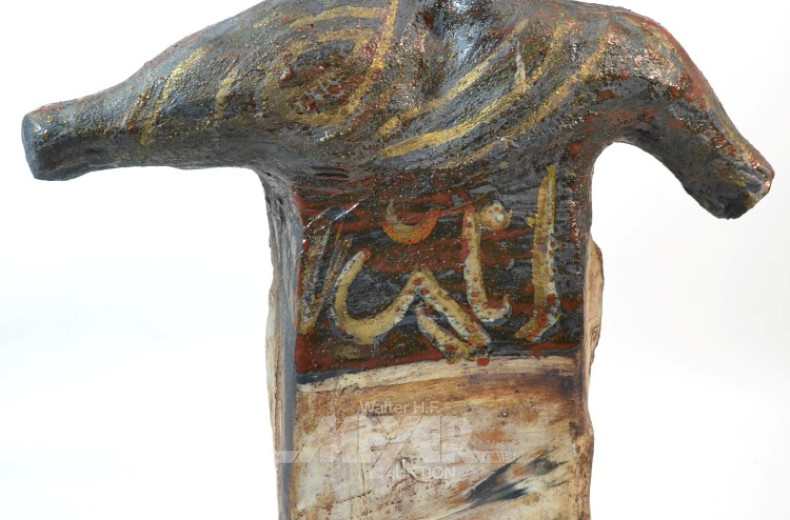 Ton-Figur ''Frauenbildnis''