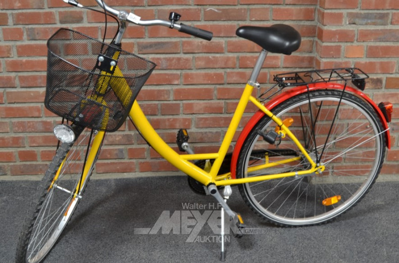 Damen-Fahrrad, gelb 26''