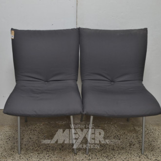 4 Stühle, Metallgestell