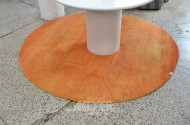 runder Teppich, orange, Ø 190 cm