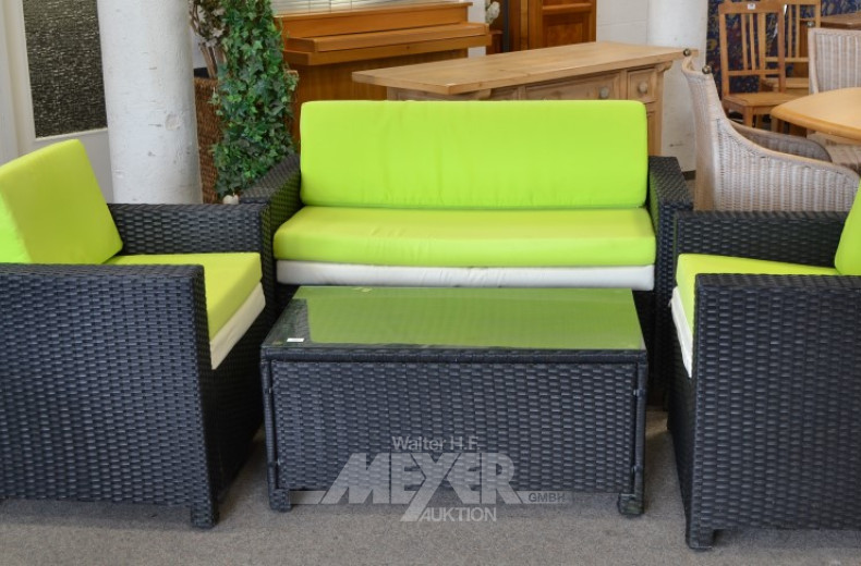 Wintergartengarnitur, 4-tlg..
