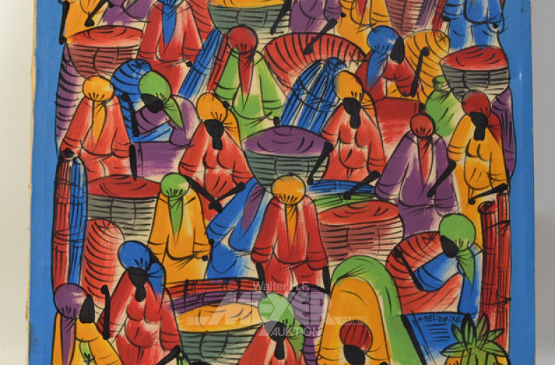 Gemälde ''Afrika-Figuren''