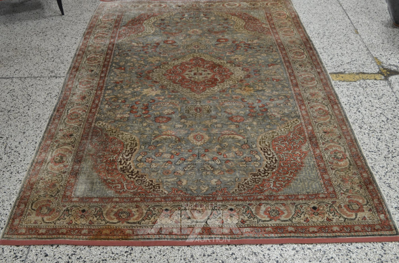 Orient-Brücke, beige-florales Dekor