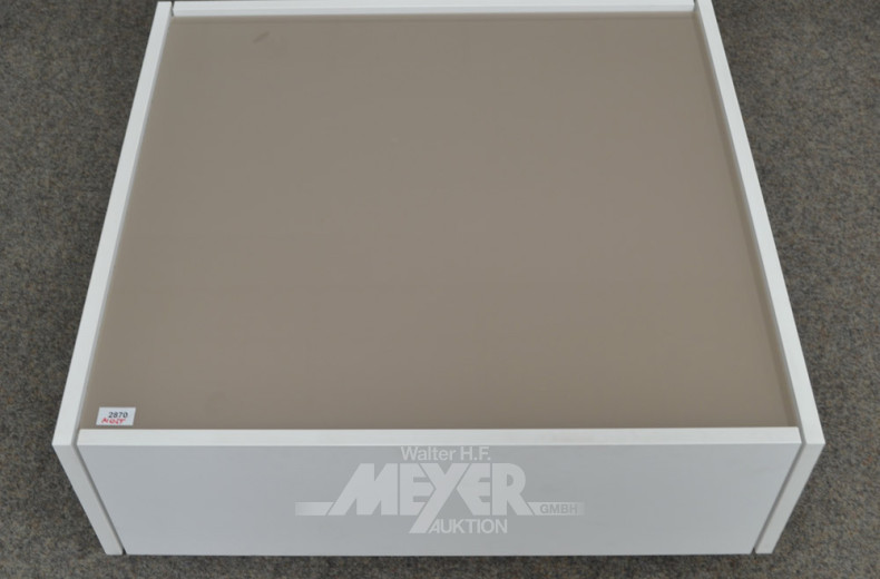 Couchtisch, Dekor diamantweiß,