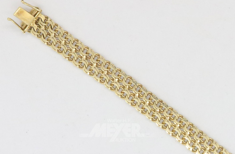 Armband, 585er GG