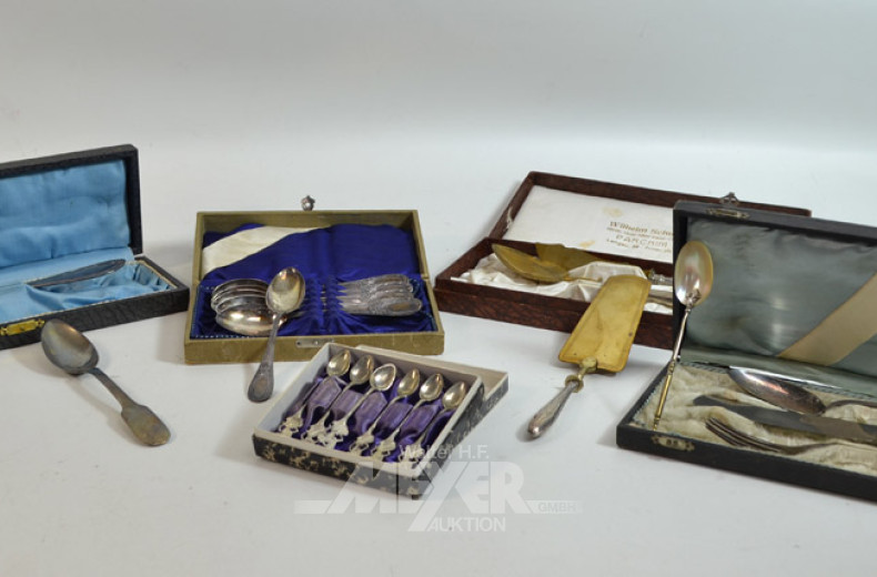 gr. Posten div. Besteckteile: