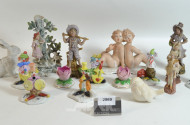 Posten Porz.- u. Keramik-Figuren,