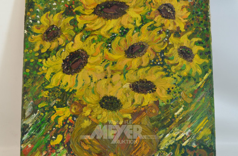 Gemälde ''Sonnenblumen''