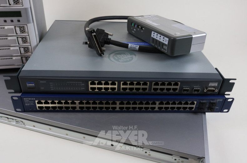 Posten EVD-Servertechnik bestehend aus: