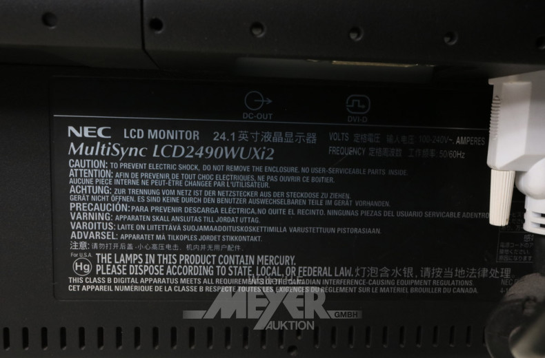 6 LCD-Monitore