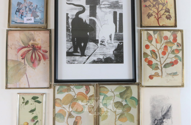 Posten div. Bilder ''Pflanzenmotive''