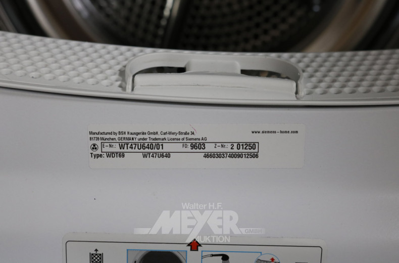 Kondestrockner ''Siemens''