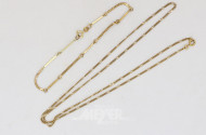 Kette, 333 GG, 1 Armband, 333 GG, ca. 8 g.