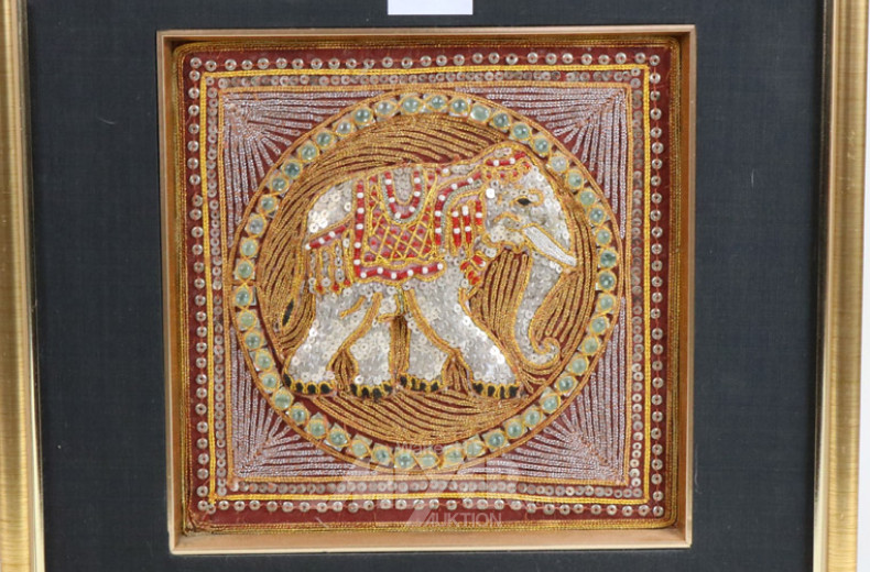 Stickbild ''Indischer Elefant''