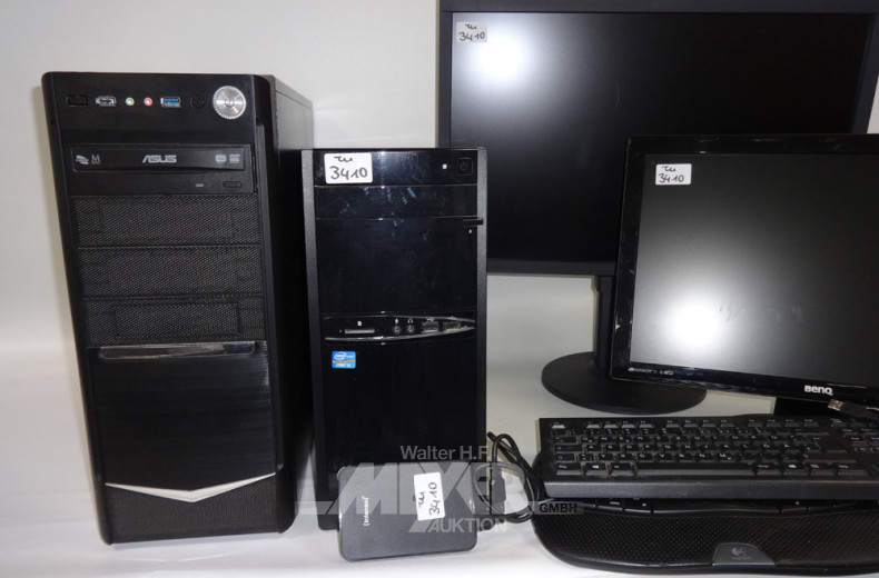 2 EDV-Anlagen ''HP/Asus''